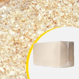 Lettiera in trucioli di abete bianco depolverato